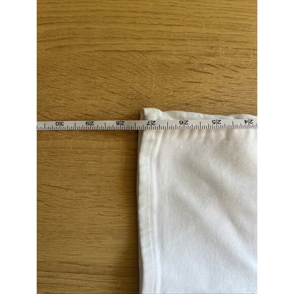 NWT Madewell Mid Rise Kick Out Jean Womens Size W 25 White Bootcut [FLAW] - Picture 7 of 12